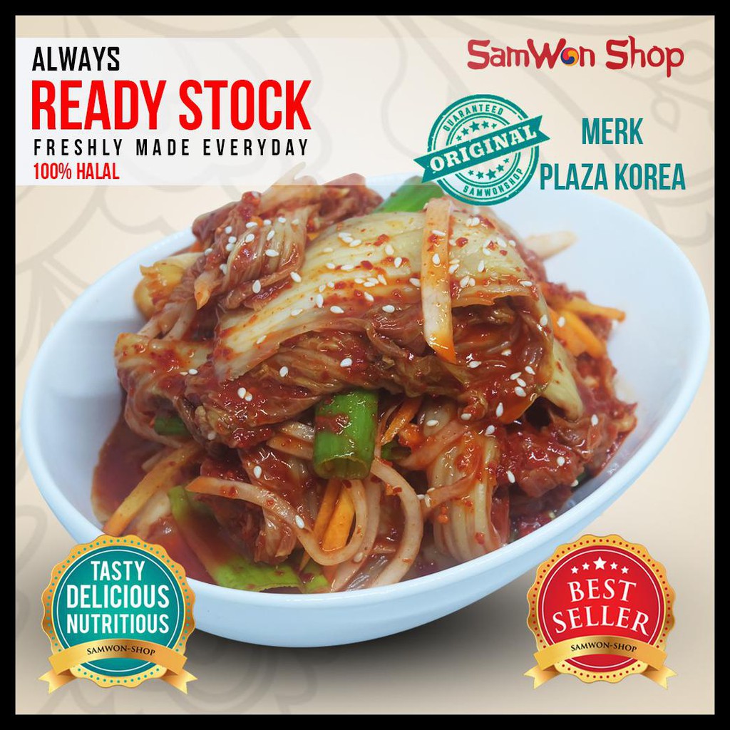 

LANGSUNG ORDER SAJA KIMCHI MIX SAWI WORTEL LOBAK FRESH (500 GRAM) PLAZA KOREA - MAKANAN KOREA