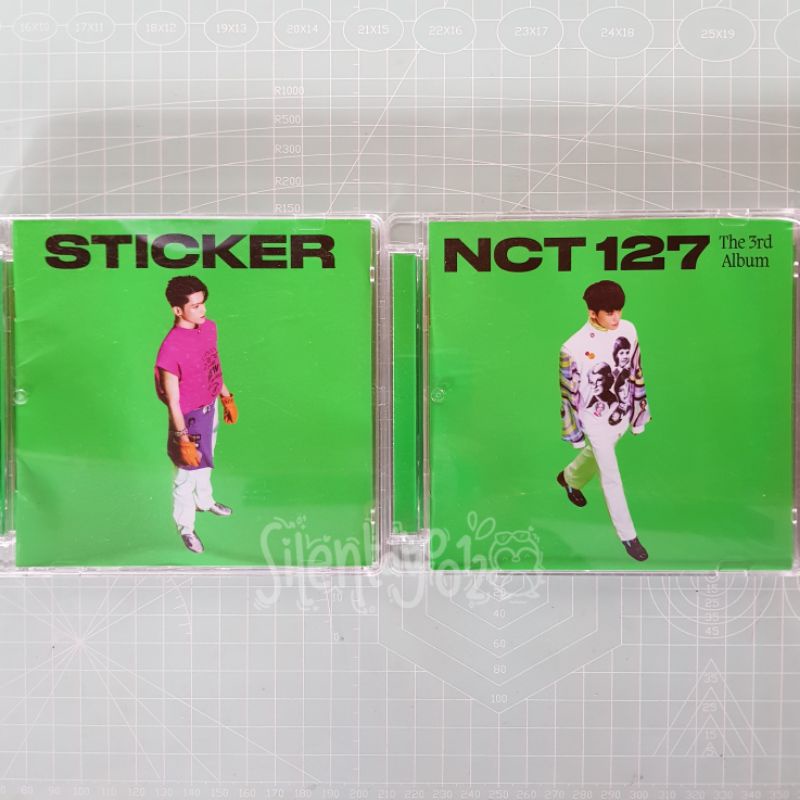 ALBUM ONLY NCT 127 STICKER JEWEL CASE Taeyong Mark