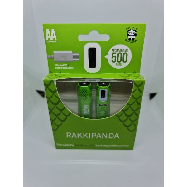 Rakkipanda baterai batre battery AAA micro USB rechargeable - 2 pcs