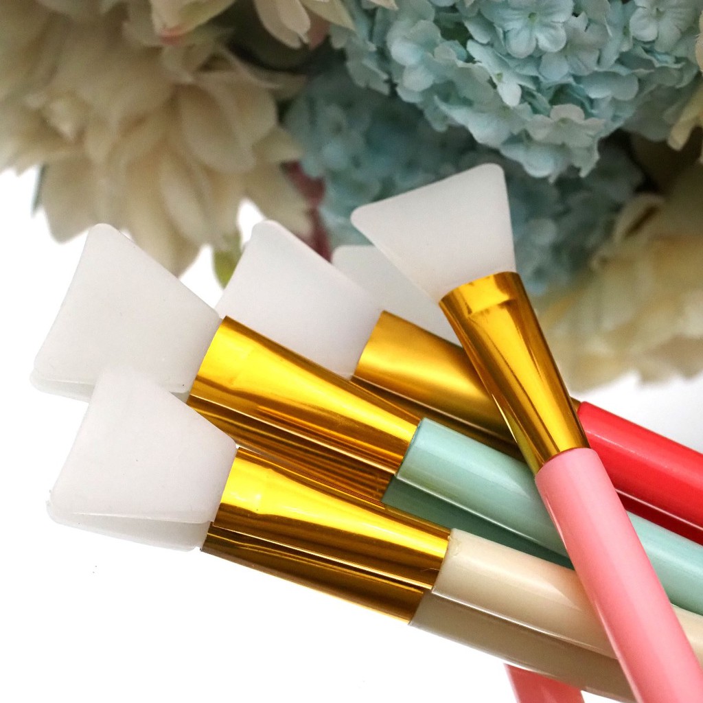 Kuas Masker Silikon / Kuas Masker Silicone / Kuas Karet Warna / Facial Skincare Blender Murah Grosir