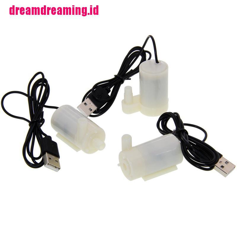 Pompa Air Mancur Mini Micro USB DC Motor Submersible Untuk Akuarium Ikan