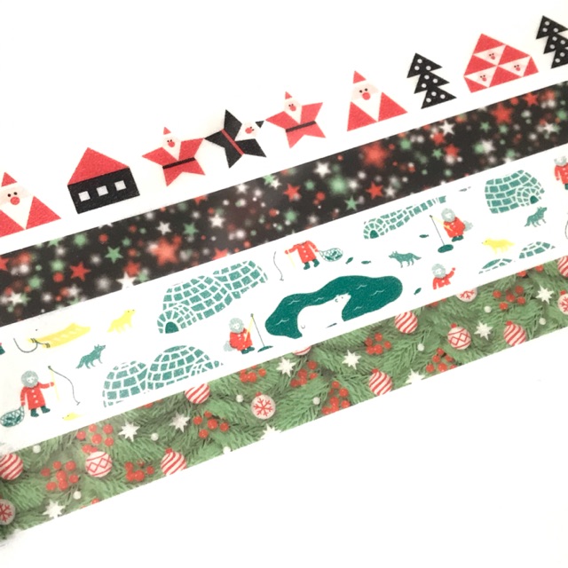

washi tape sample maste christmas