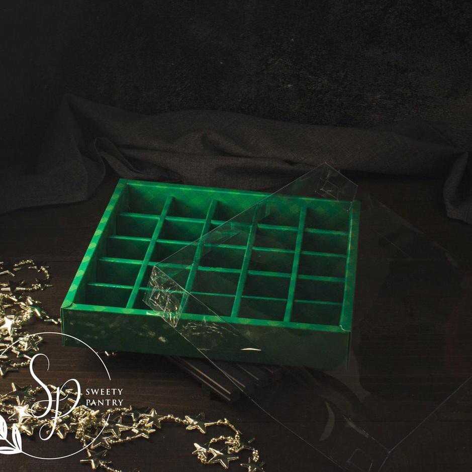 

✮ CB212135 - Box Nastar Sekat Mika / Dus Kotak Sekat / Box cookies Gift ♫