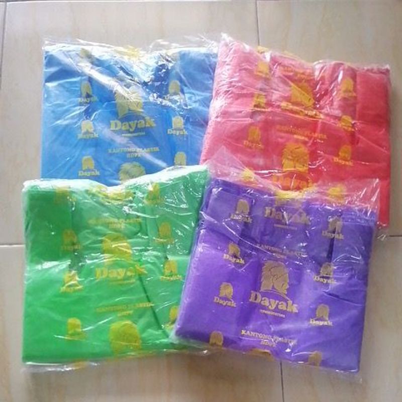 kresek warna uk 24 merk Dayak