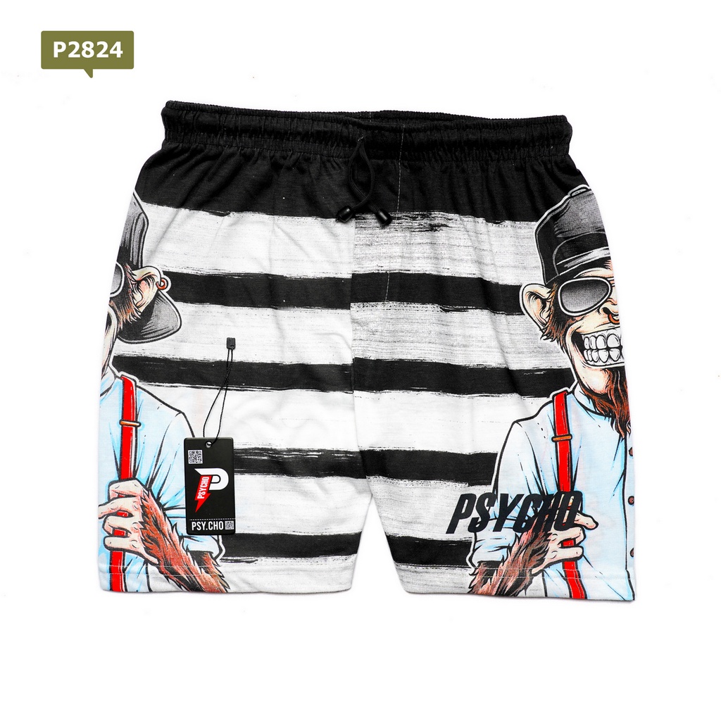 BEST SELLER - BOXER PRIA WANITA CELANA PENDEK GROSIR KOLOR PANTAI-DBM-X28