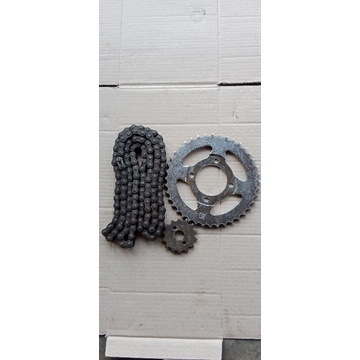 Gear Ger Rantai satu set Honda Supra x lama satu set