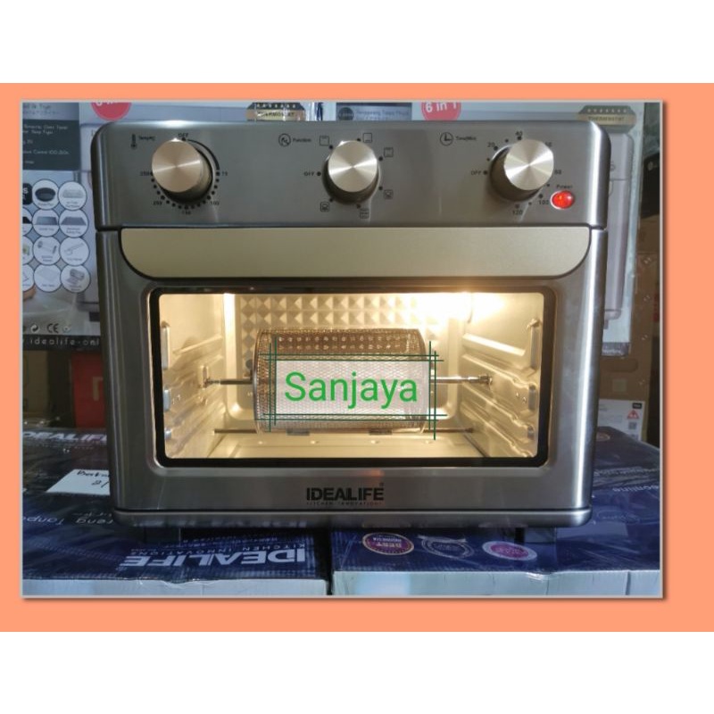 Jual Idealife 6 in 1 Air Fryer Oven IL 200A Indonesia