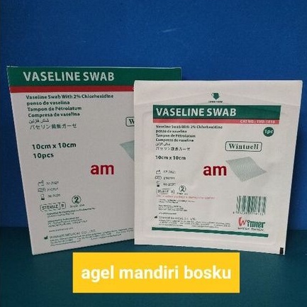 Vaseline Swab 10cm X 10cm Seperti Supratu Lomatul Sofratulle