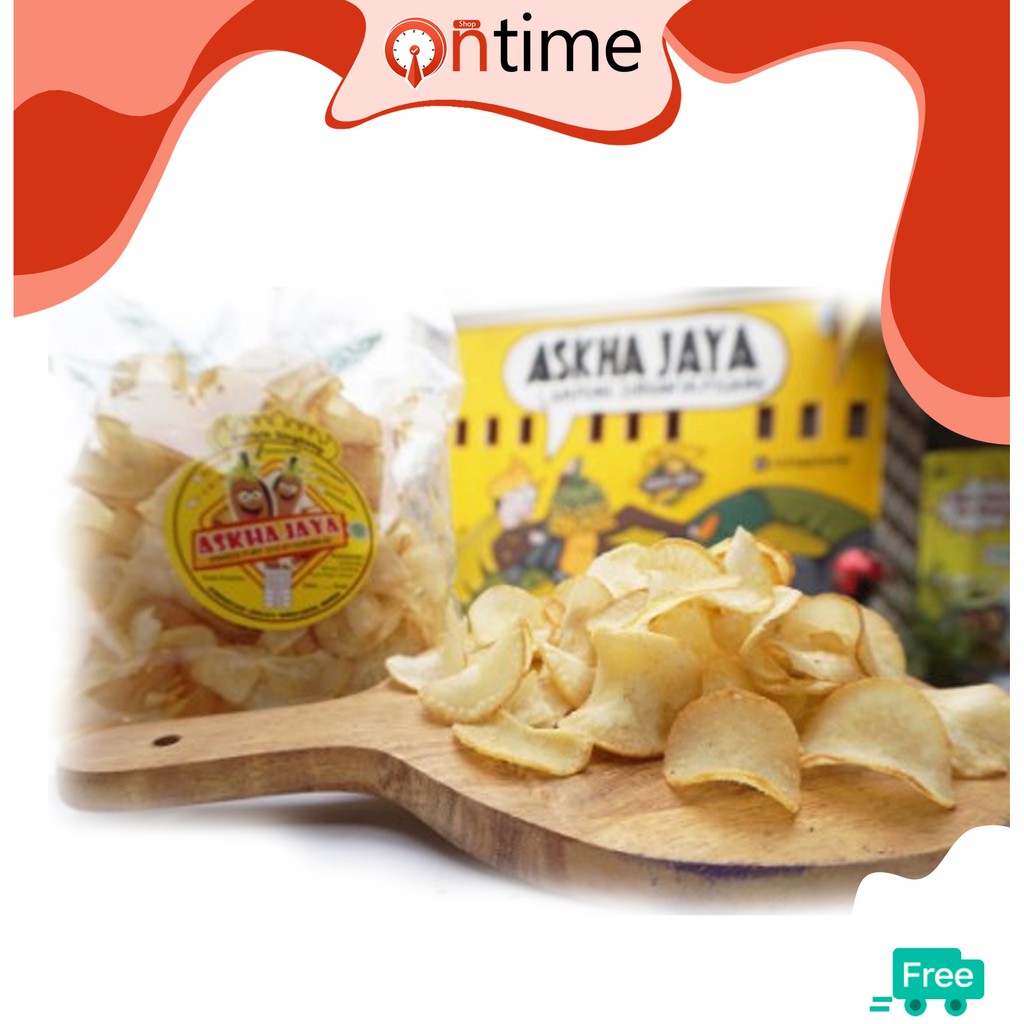 

Chips atau Keripik Singkong Asin 250 gr