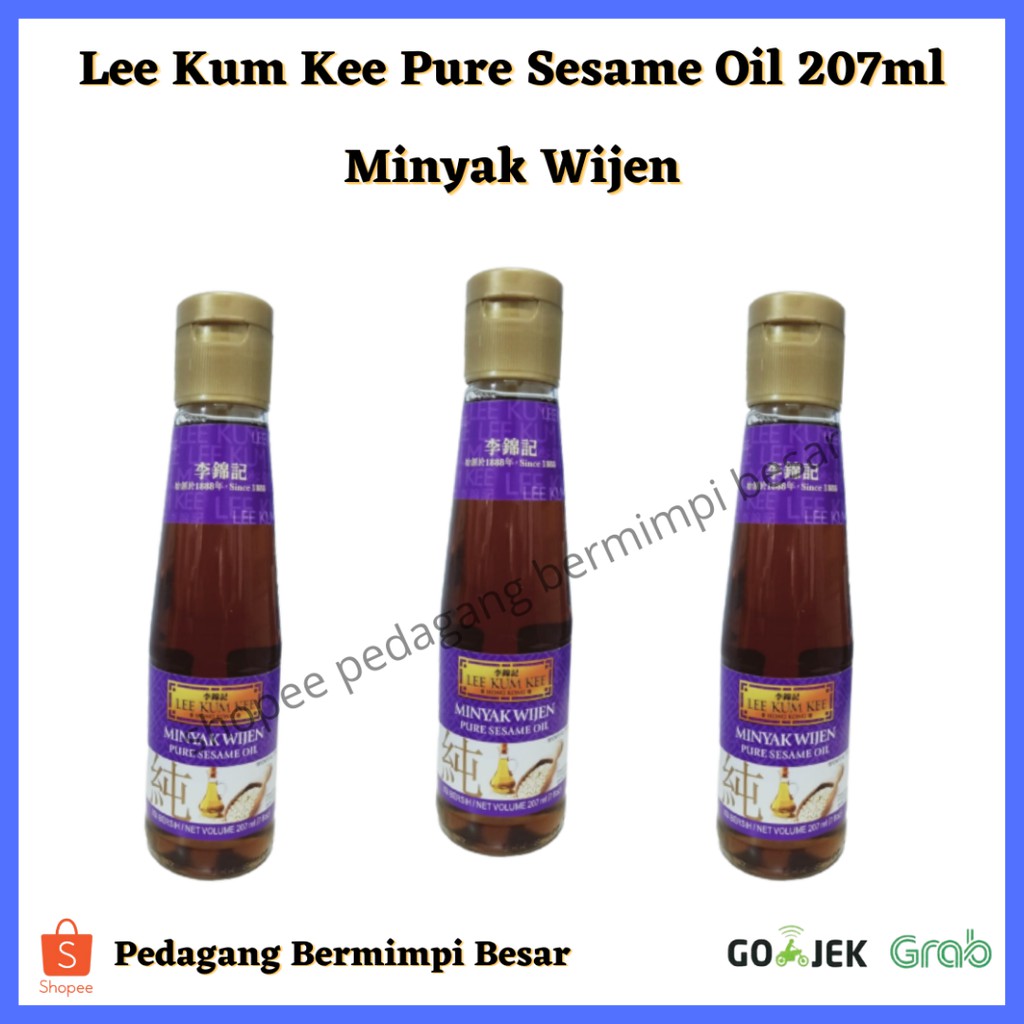 Lee Kum Kee Pure Sesame Oil 207ml/ Minyak Wijen/ Sesame Oil 207ml