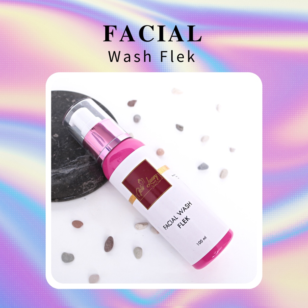 FACIAL WASH FLEK PRM BPOM/sabun wajah/sabunwajahglowing/pembersihkomedo/bpom/glowing/facialwash/PRMLuxury