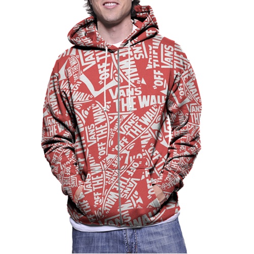 Jaket Hoodie Vans Off the Wall Hoodie Fullprint Casual Zipper Hoodie Fullprint New Casual Unisex Hoo