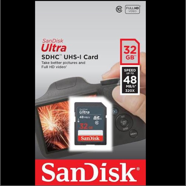 Sandisk Ultra SD 32Gb/48Mbs Ori
