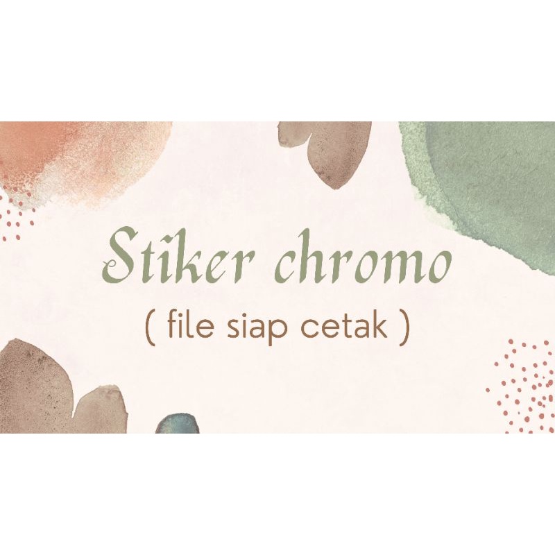

Stiker makanan label makanan stiker chromo