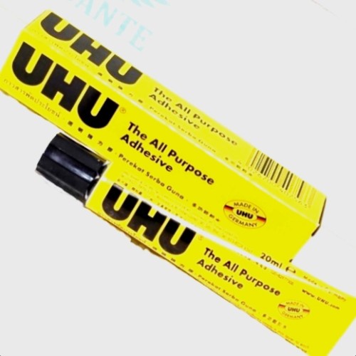 

Lem UHU Glue Cair Sedang 20 ml / Perekat Serbaguna / All Purpose Adhesive