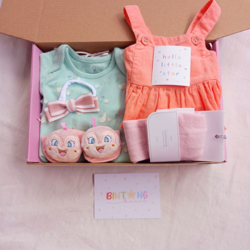 NEW |MOTHERCARE GIRL |HAMPERS MOTHERCARE| HAMPERS BABY |BABY HAMPERS |HAMPERS BAYI| KADO LAHIRAN| BABY GIFT-Dress orange newborn