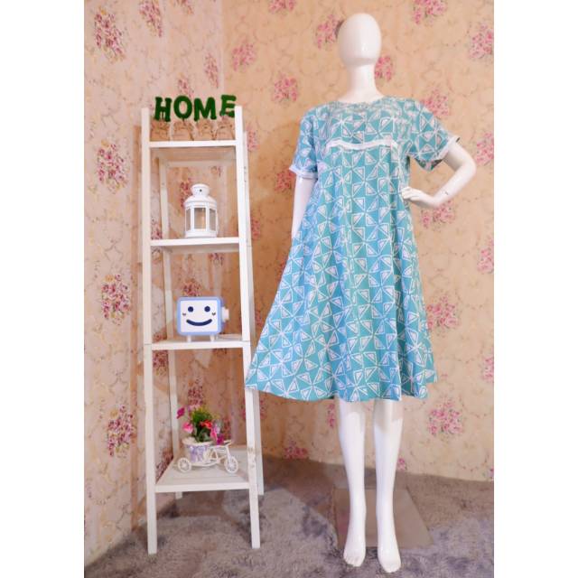 Daster Klok Kancing Renda by Qonita Batik