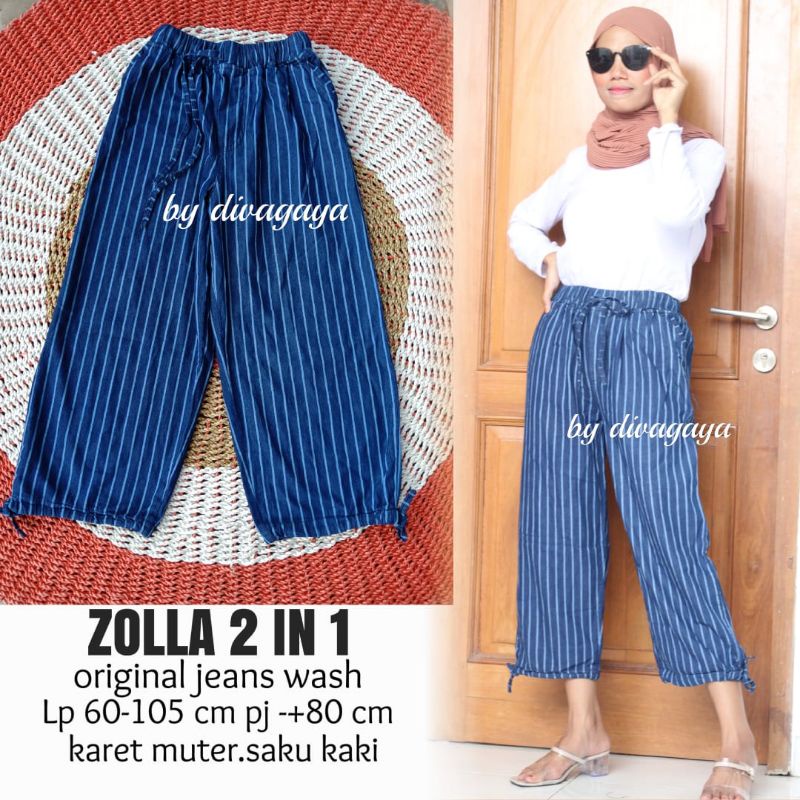 ZOLLA 2IN1 PANTS MODEL TERBARU