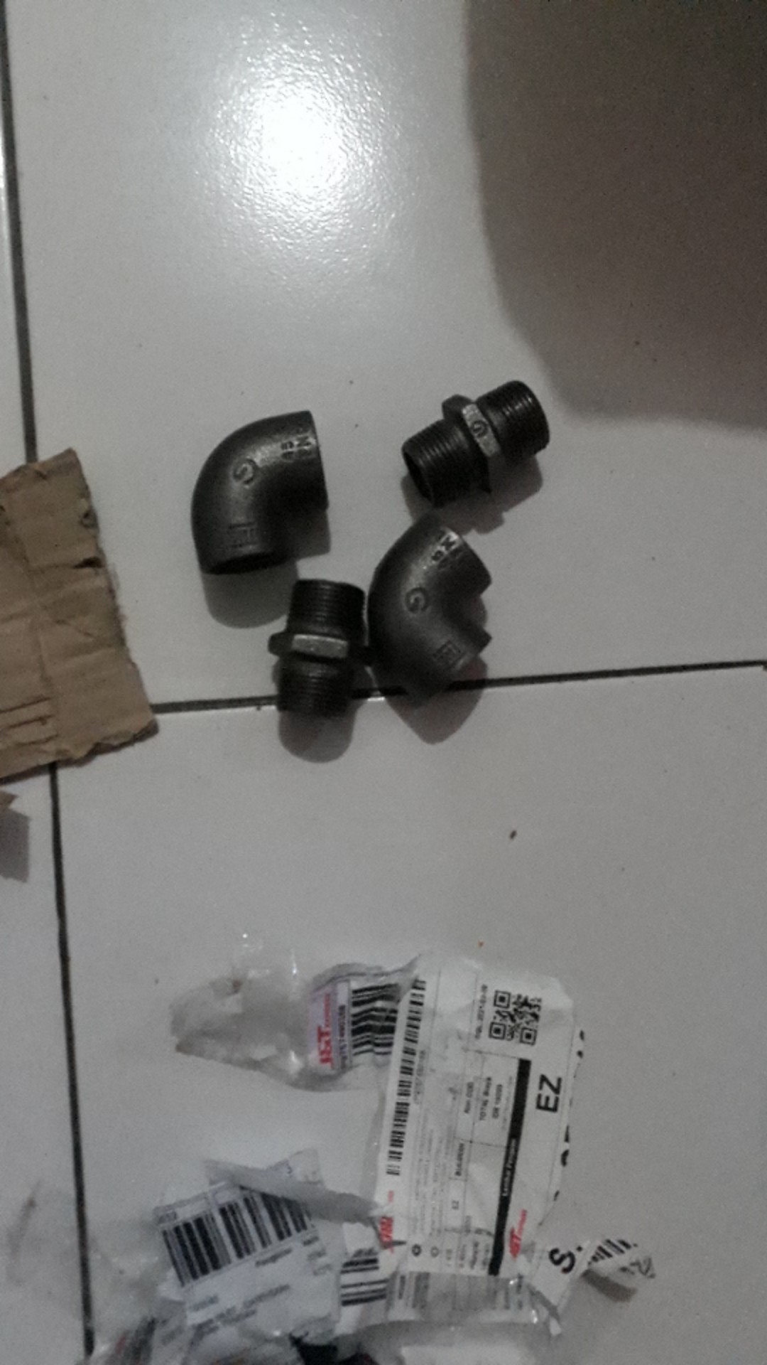 Elbow / Knie Hitam Besi D. 3/4 X 90 Deg Drat Bspt (g)