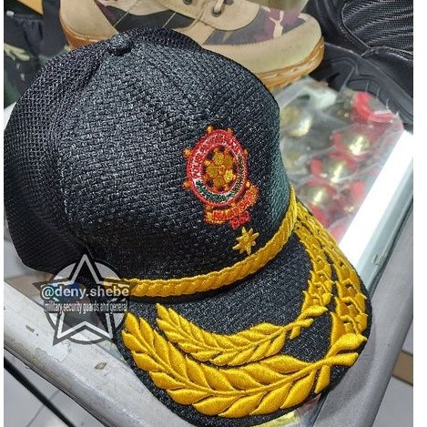 TOPI POL PP HITAM 4c