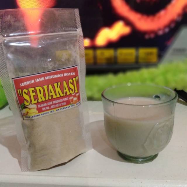 

Serjakasih serbuk jahe merah berat 1,5 ons