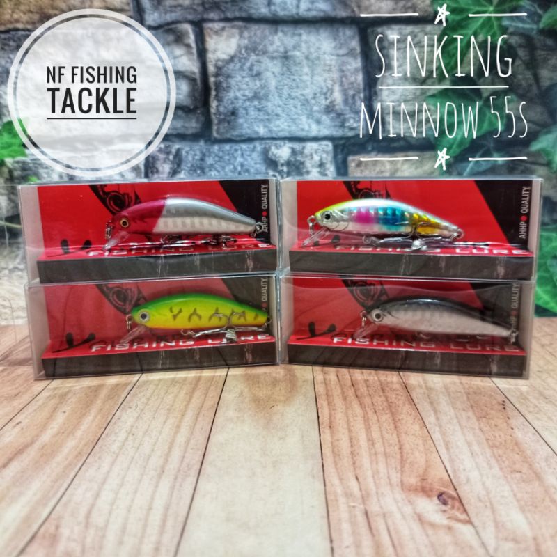 Umpan Pancing Casting Minnow 55s Replika Agile 6 gram
