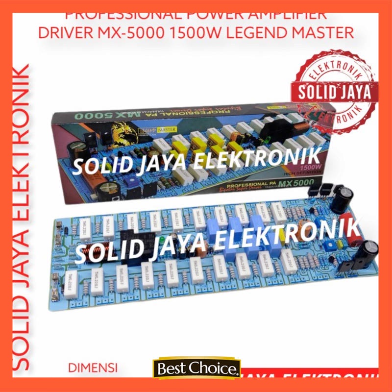 KIT PROFESIONAL DRIVER AMPLIFIER YAMAHA MX5000 1500W LEGEND MASTER