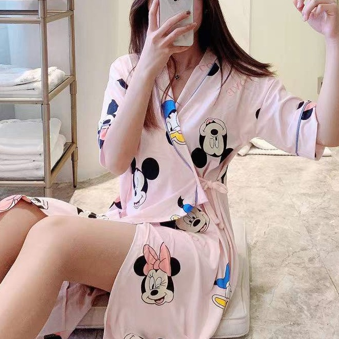 BAJU TIDUR DRESS MODEL KIMONO IMPORT PREMIUM BANYAK MOTIF