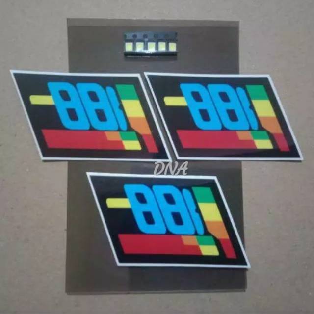 PAKET Modif Stiker Lcd Spidometer VIXION VIXON NVL NVA, Polarizer, LED SMD 3528 Cool White