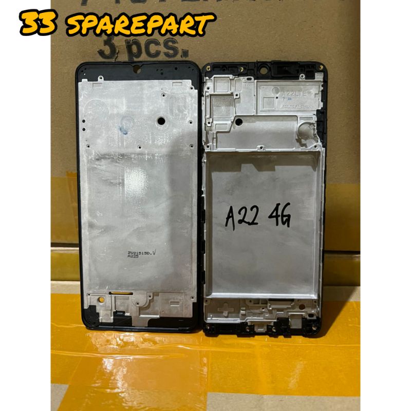 Frame lcd / tulang tengah Samsung a22 4g / A225 original