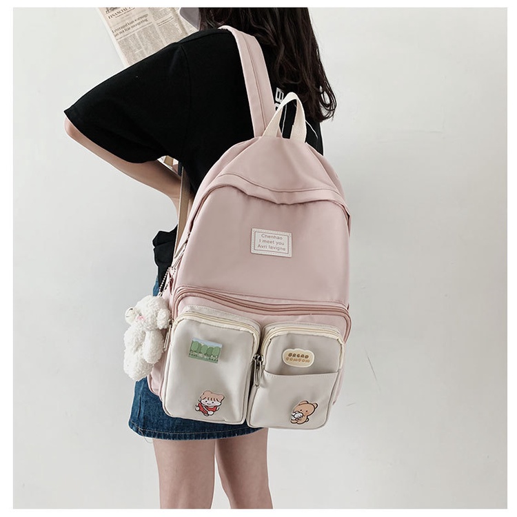 Tas Ransel Wanita Backpack Wanita Backpack Pria Tas Sekolah Anak Perempuan Tas Anak Tas SD SMP SMK SMA