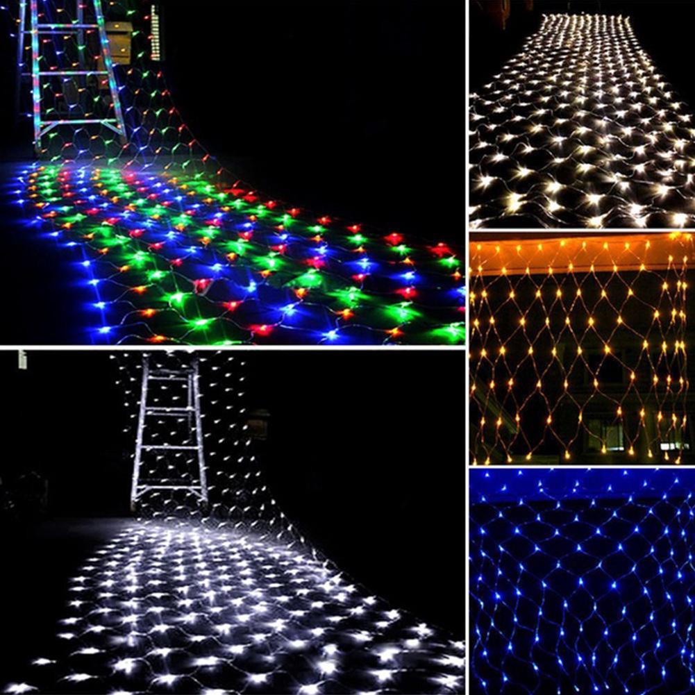 Lampu String LED Bentuk Jala untuk Dekorasi Pesta Natal Lampu String LED Bentuk Jala untuk Dekorasi Pesta Natal