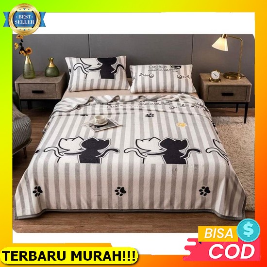 Selimut Karakter Bulu Halus Jumbo 150X200Cm - Selimut Jumbo Motif Karakter Doraemon Helokiti Minion 