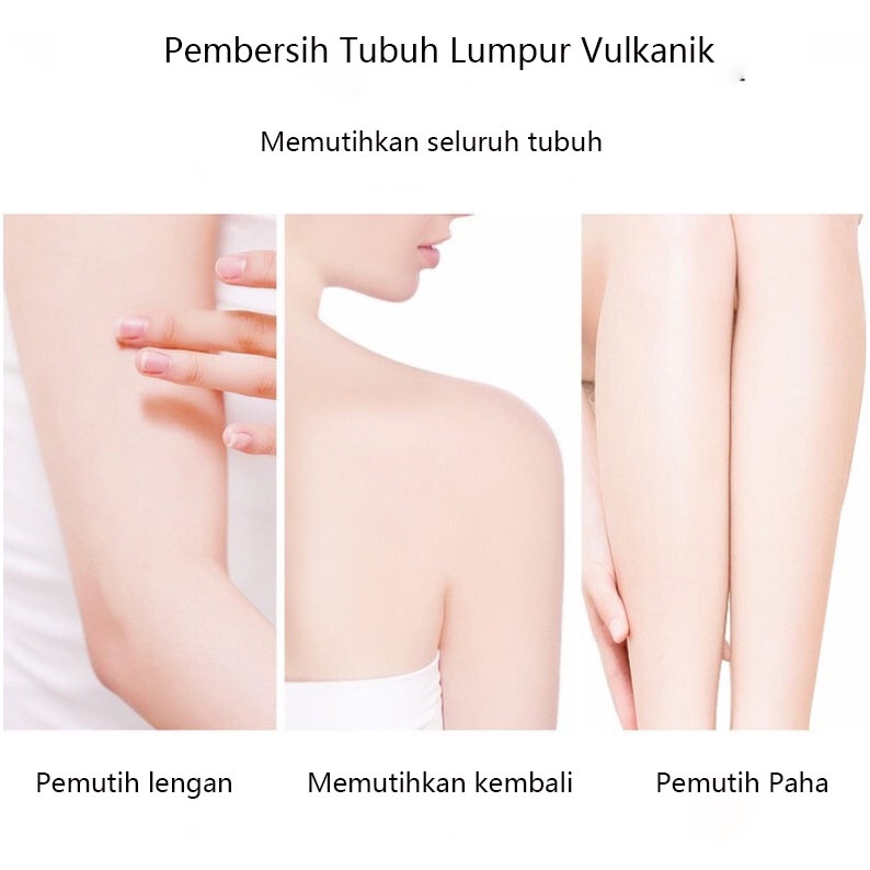 Sabun Mandi Cair Lumpur Vulkanik  Melembabkan Kulit  Body Wash 250g Secara Efektif Membersihkan Kulit   Membuat Kulit Segar Dan Nyaman