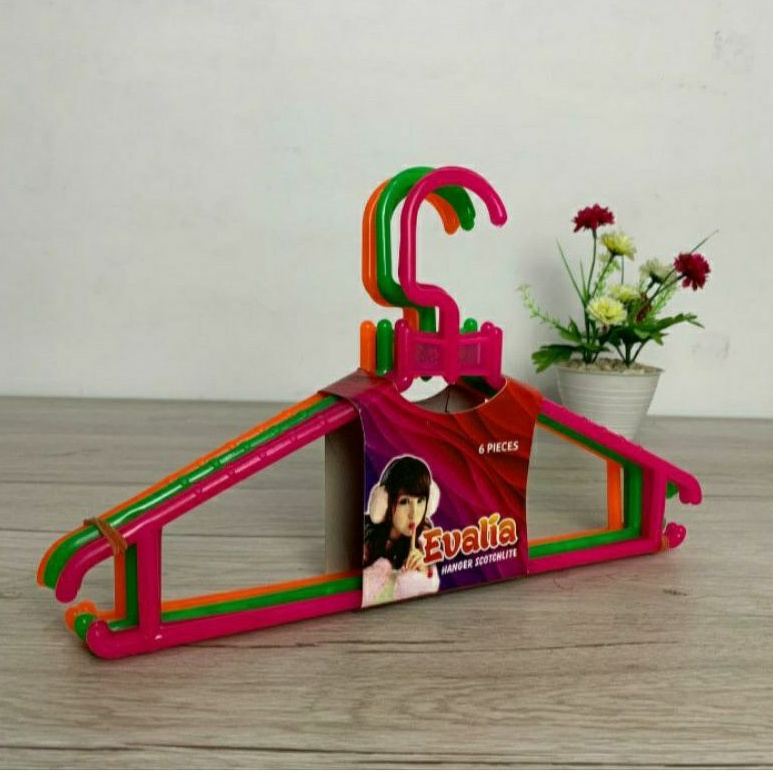 Gantungan Baju  Hanger Evalia 1/2 Lusin