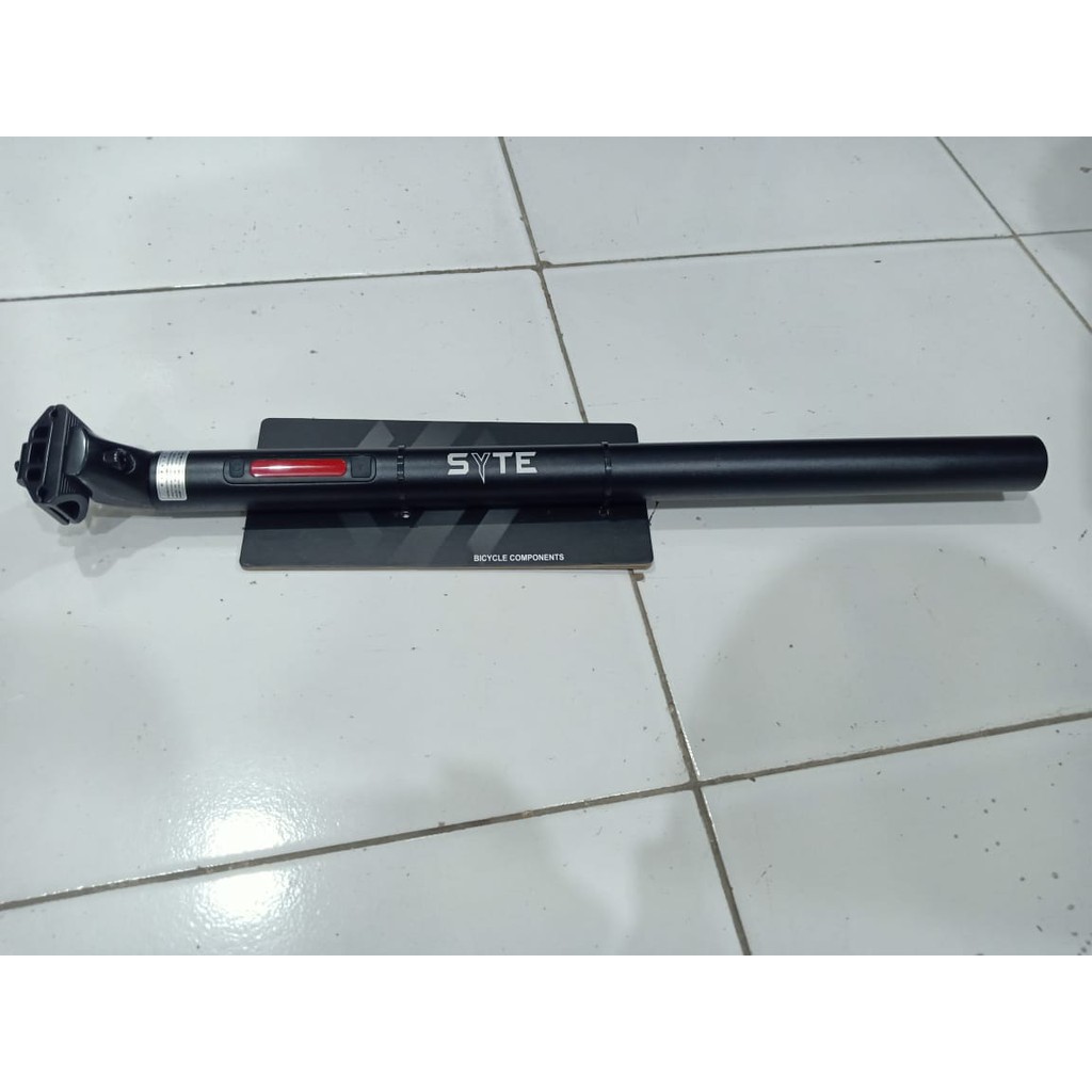 Tiang sadel sepeda lipat Alloy seat post lampu led Syte ST-G910