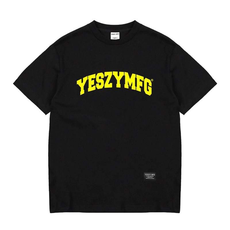 YESZY.MFG Tshirt Black Cyber F. Yellow