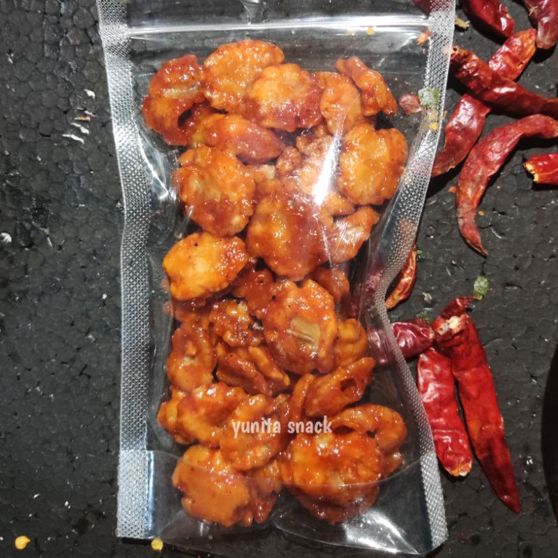 Emping Melinjo Pedas Manis balado kemasan 80gram