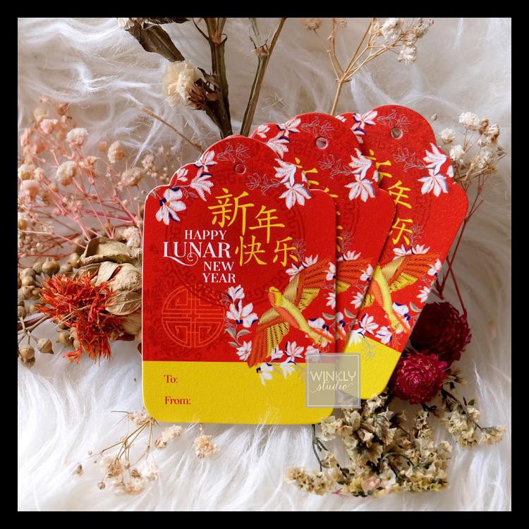 

25PCS HANG TAG IMLEK HANGTAG SINCIA CHINESE NEW YEAR KARTU TREASURE TERMURAH