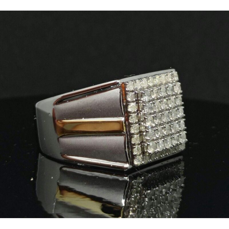 cincin full berlian eropa pria ring perak ringsize19