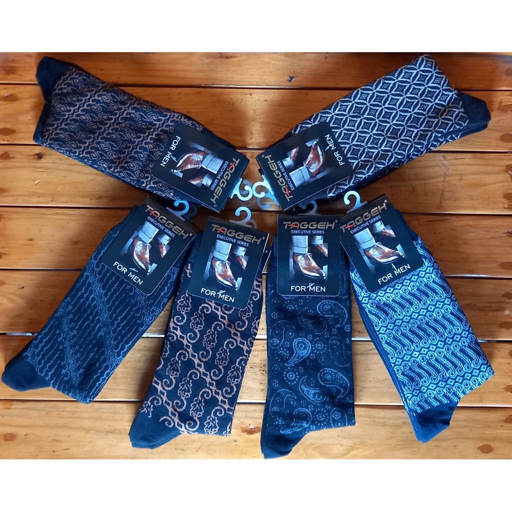 KAOS KAKI MOTIF BATIK / KAOS KAKI BATIK / KAOS KAKI KERJA BATIK / KAOS KAKI PRIA BATIK