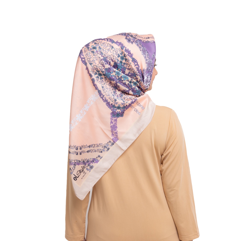 Dauky Hijab Segi Empat Kerudung Salya Series Polysilk 1-Lazida Toscatosca