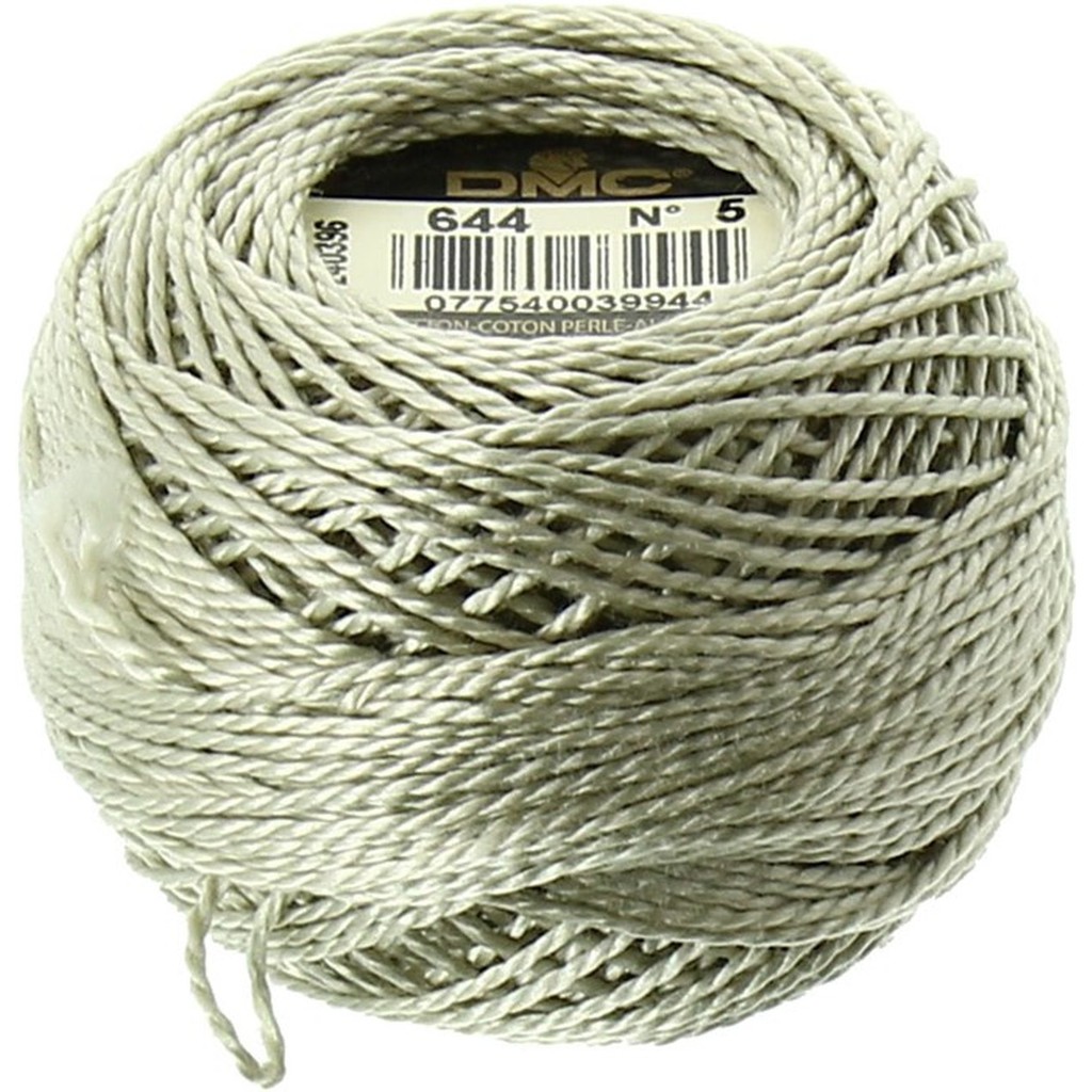 Benang Sulam DMC Art 116 Cotton Perle Pearl Ball Size 5 Kode 644