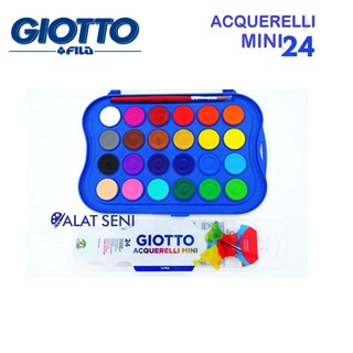 Giotto Acquerelli MINI  24 warna Watercolor cake 