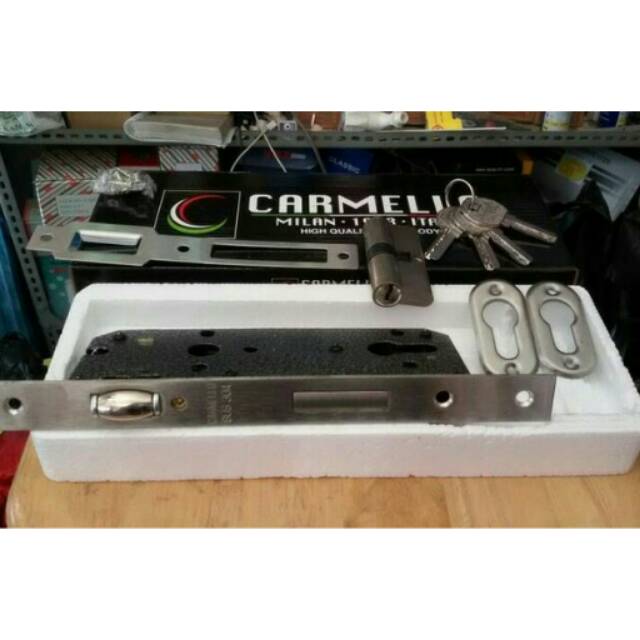 Kunci pintu kupu2 / kunci pintu 2 / kunci pintu handle / body pelor stainless