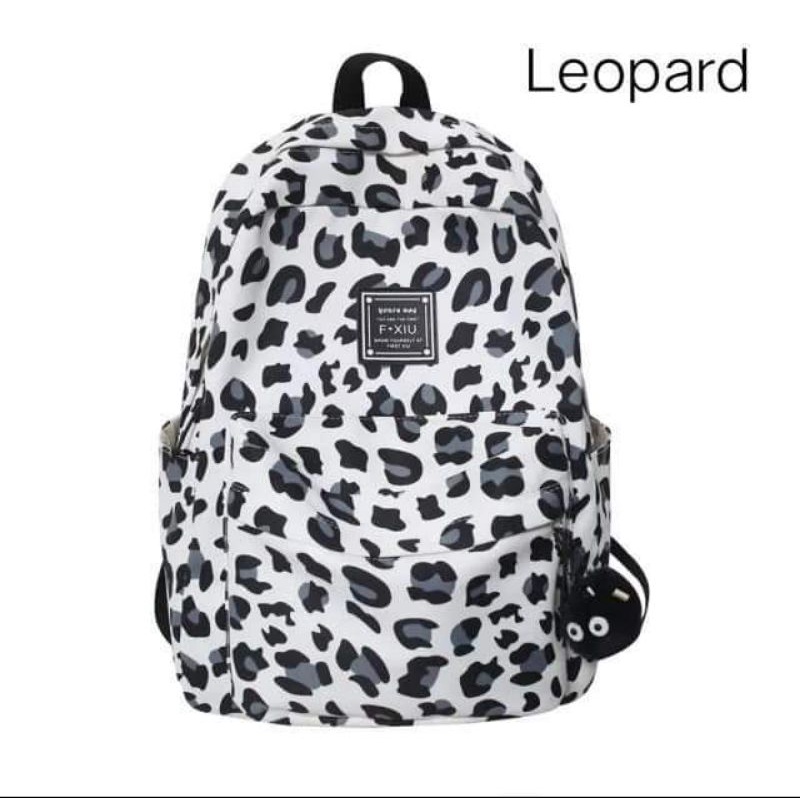 WAISTBAGS {{BISA COD}} BACKPACK SPORT TAS RANSEL LAKI-LAKI PEREMPUAN LEOPARD