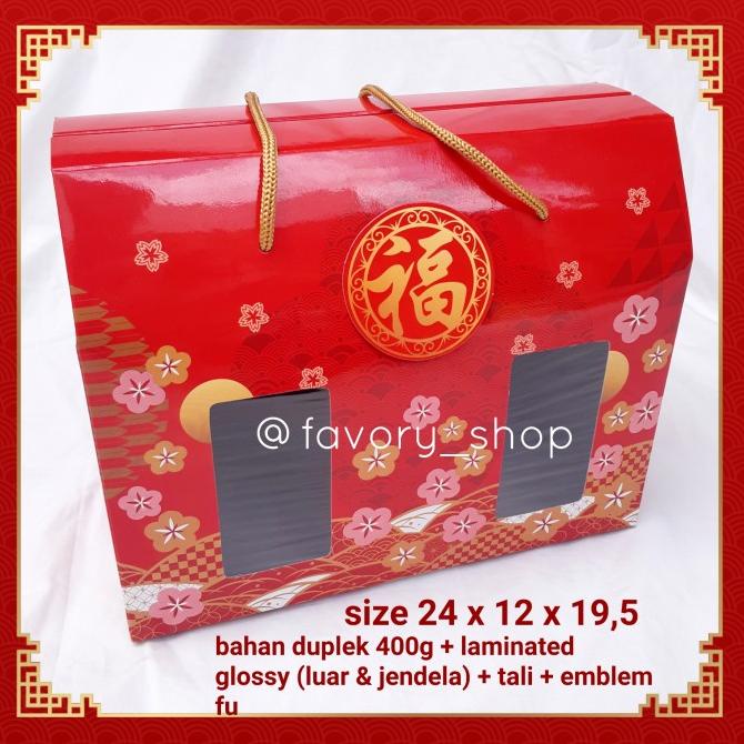 

Window Box 4 Toples 250gr Imlek / Hampers Packaging TB24 CNY (5pcs)