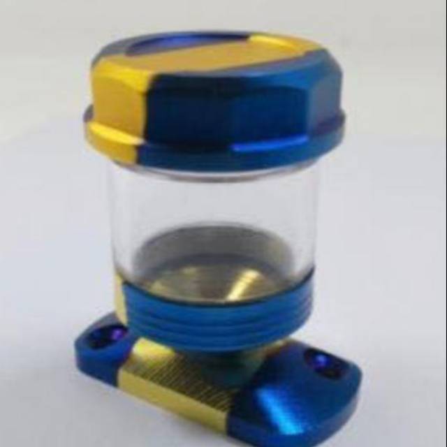 Tutup oli kaca transparan bluegold