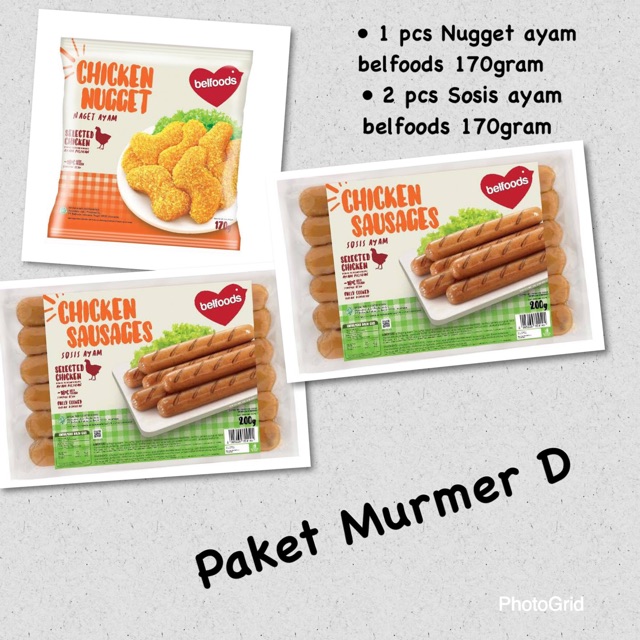 

Sosis ayam + Nugget Paket Hemat D