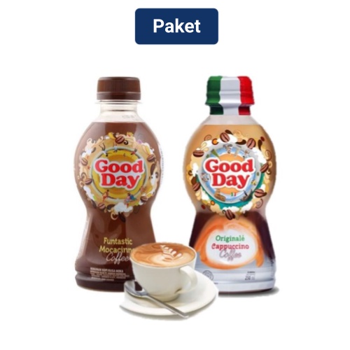 

GoodDay Funtastic Moccacino 250 ml + Originale Cappucino Kopi 250ml